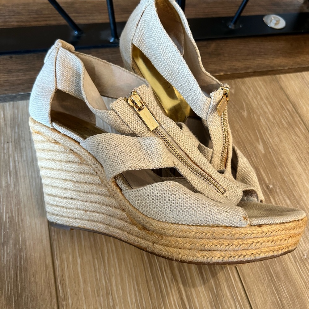 Michael Kors Berkley Wedges size 10